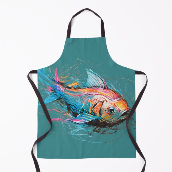 Item preview, colorful fish designed and sold by KiraChie.