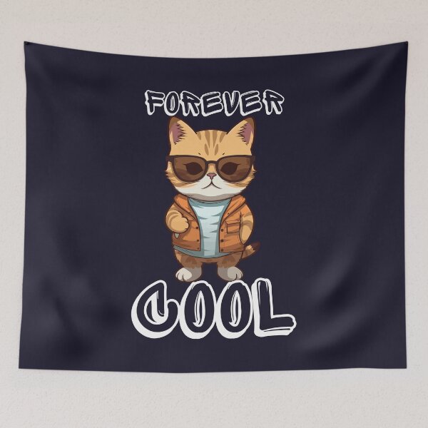 Item preview, Cool Funky Cat designed and sold by Y0ussefrizk.