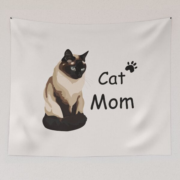Item preview, Siamese Cat mom designed and sold by alexiia54.