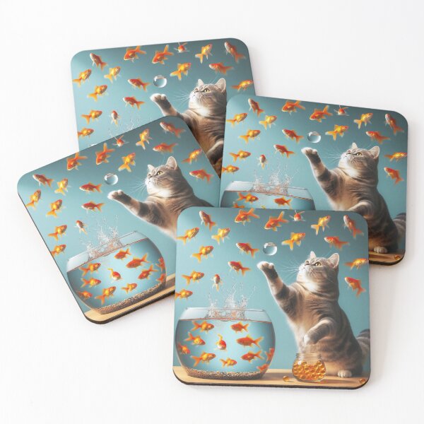 Item preview, Cat and fish tank #2 designed and sold by JALNERVION SHOP.