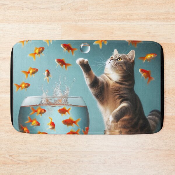 Item preview, Cat and fish tank #2 designed and sold by JALNERVION SHOP.