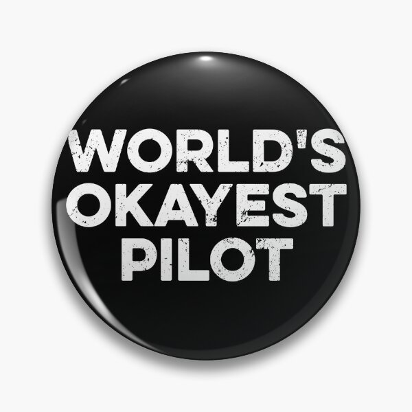 Item preview, World's Okayest Pilot designed and sold by zeviwanty.