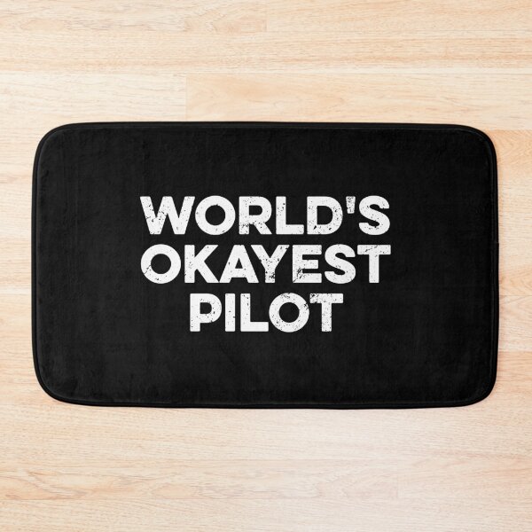 Item preview, World's Okayest Pilot designed and sold by zeviwanty.