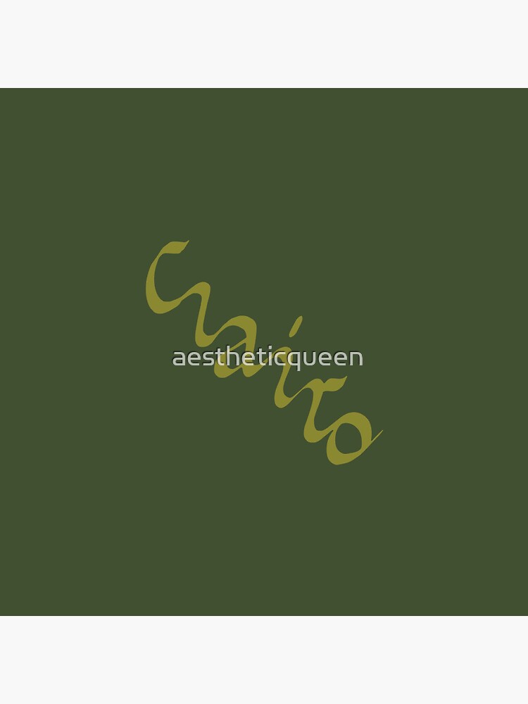 Clairo Charm Lettering Green