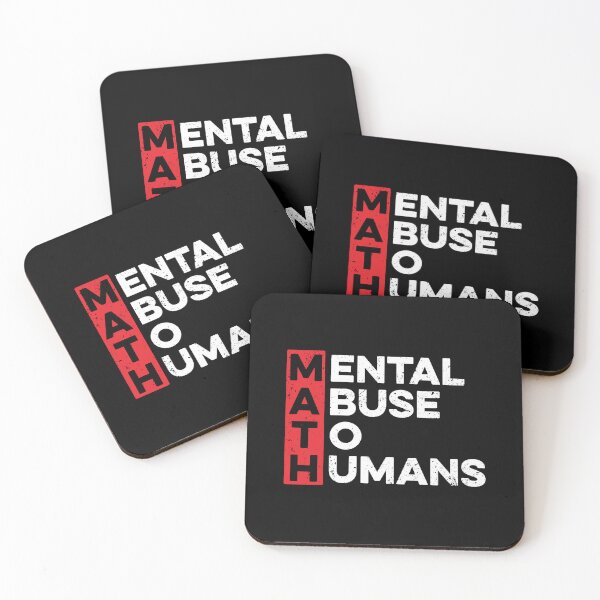Item preview, Funny Math - Mental Abuse To Humans designed and sold by zeviwanty.