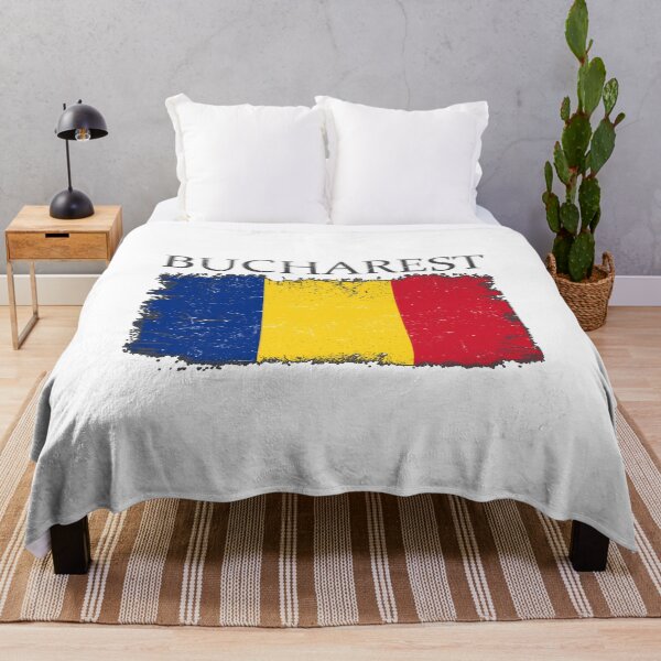 Item preview, Bucharest Romania Flag Romania Tourist Bucharest Visitor designed and sold by farhanhafeez.