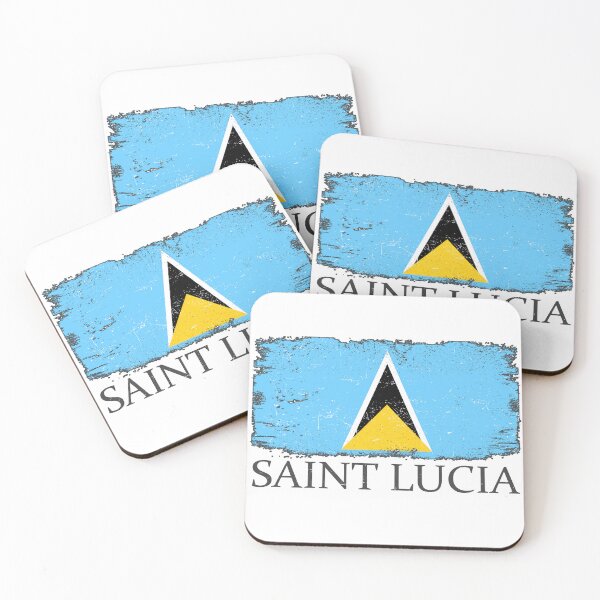 Item preview, Saint Lucia Country Flag Saint Lucia Country Tourist designed and sold by farhanhafeez.