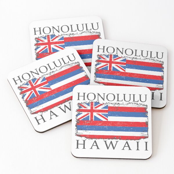 Item preview, Honolulu Hawaii Flag Hawaii Tourist Honolulu Visitor designed and sold by farhanhafeez.