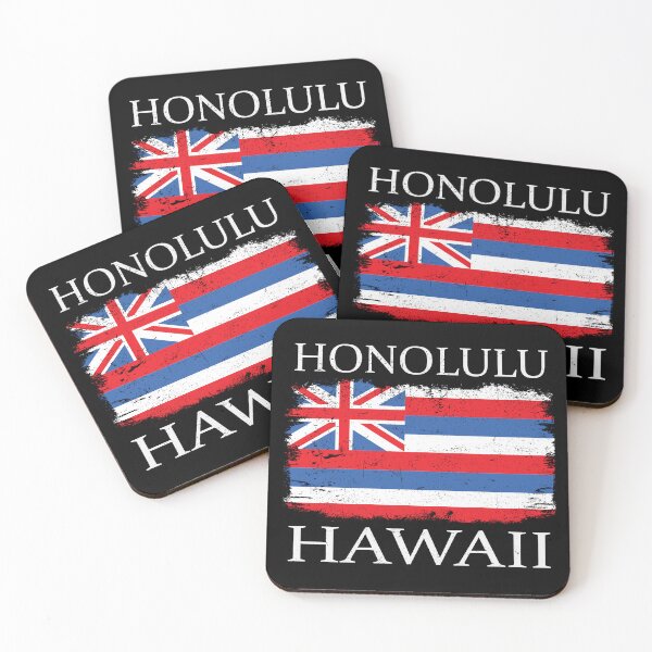 Item preview, Honolulu Hawaii Flag Hawaii Tourist Honolulu Visitor designed and sold by farhanhafeez.