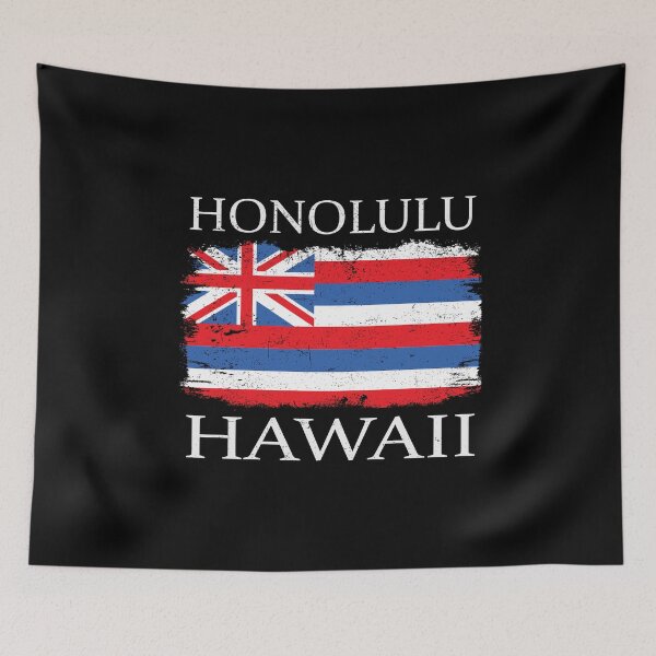 Item preview, Honolulu Hawaii Flag Hawaii Tourist Honolulu Visitor designed and sold by farhanhafeez.