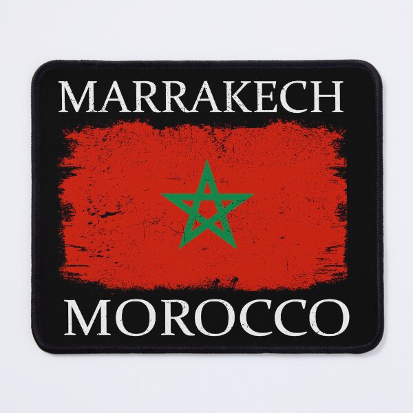 Item preview, Marrakech Morocco Flag Morocco Tourist Marrakech Visitor designed and sold by farhanhafeez.