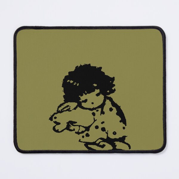 Item preview, Charm Little Girl and Animal Drawing designed and sold by aestheticqueen.