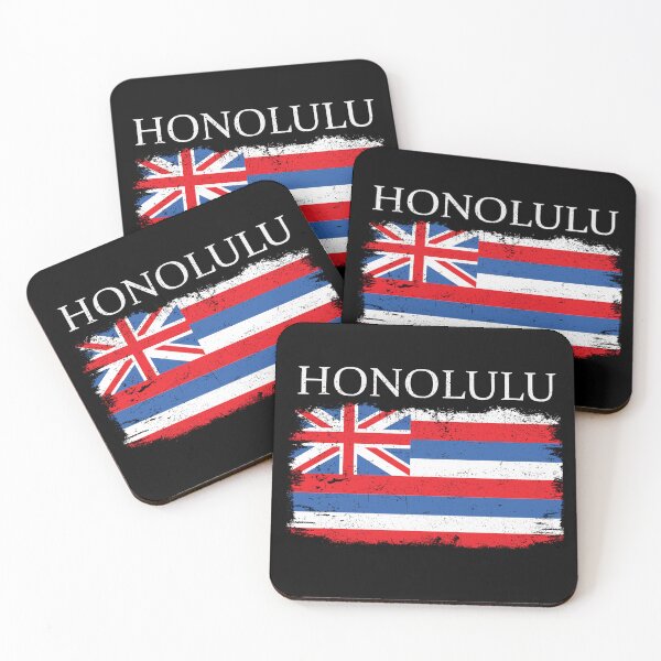 Item preview, Honolulu Hawaii Flag Hawaii Tourist Honolulu Visitor designed and sold by farhanhafeez.