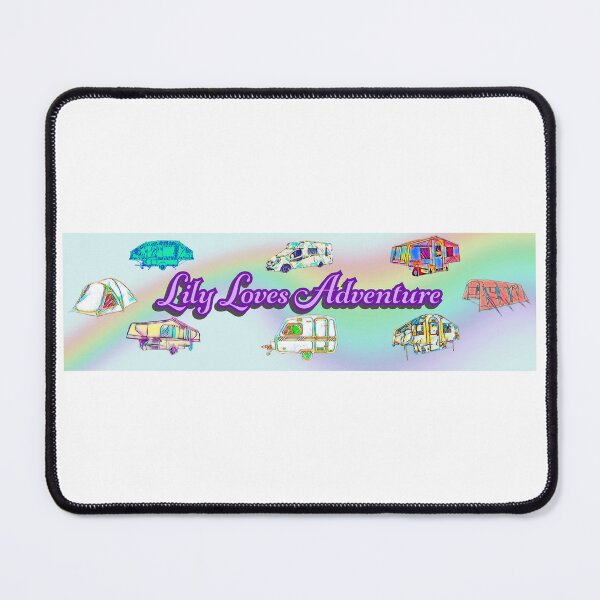 Item preview, Lily Loves Adventure with Caravan Rainbow Design designed and sold by BeccaAelishe.