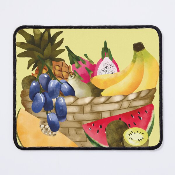 Item preview, Tropical Fruit and Berries Basket Drawing designed and sold by nesxdan.