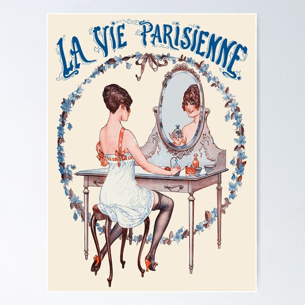 Item preview, La Vie Parisienne - Le calendrier de la Floréine. Illustration by Chéri Hérouard - Art Deco designed and sold by elektronen.