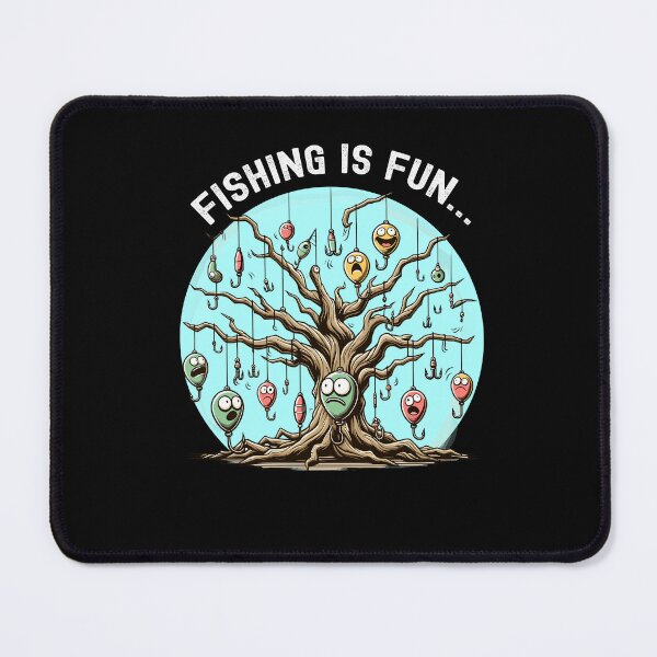 Item preview, Fishing Is Fun Bobbers Stuck In Tree designed and sold by Dressed For  Duty.