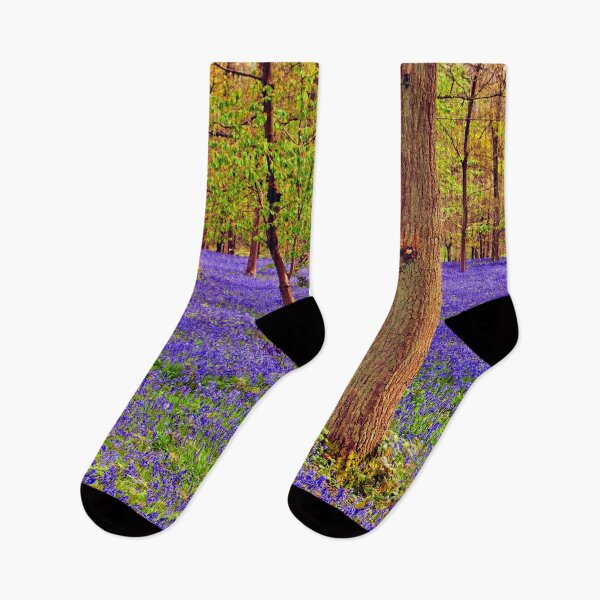 Item preview, Bluebell Woods Greys Court Oxfordshire England designed and sold by AndyEvansPhotos.