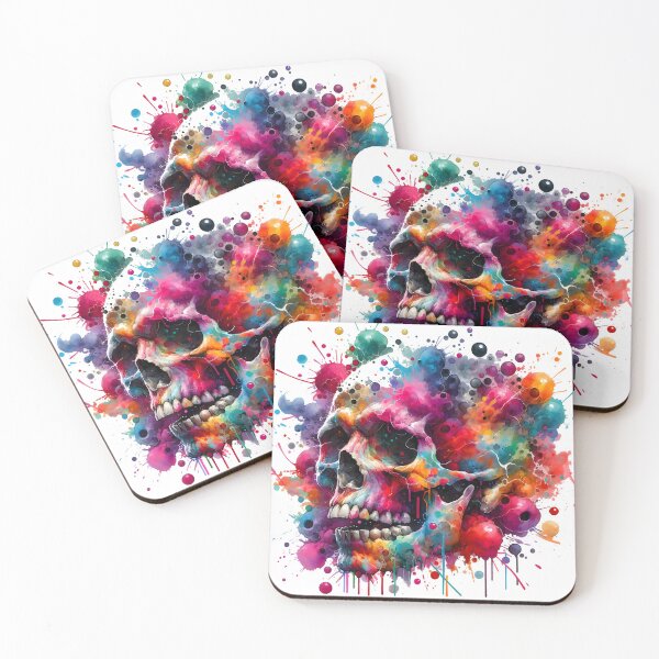 Item preview, Graffiti art featuring a skull designed and sold by h00ch2003.