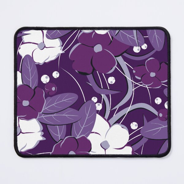 Item preview, Big retro flowers, Purple version designed and sold by Alex  Blud.