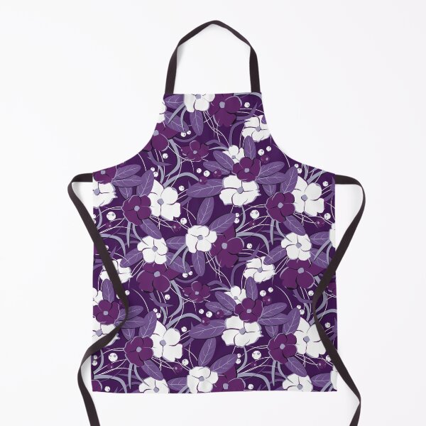 Item preview, Big retro flowers, Purple version designed and sold by Alex  Blud.