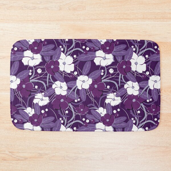 Item preview, Big retro flowers, Purple version designed and sold by Alex  Blud.