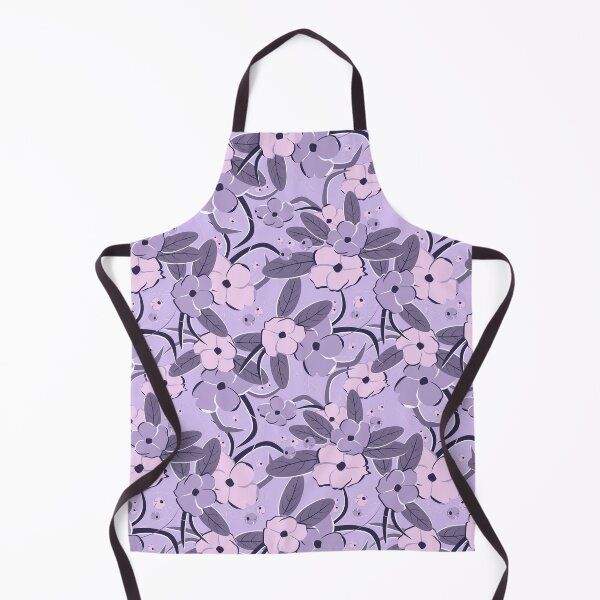 Item preview, Big retro flowers, Lilac version designed and sold by Alex  Blud.