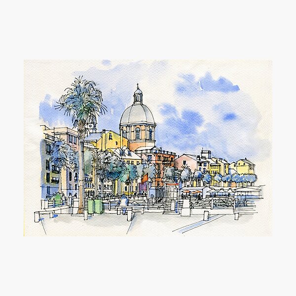 Item preview, Genova Pegli, lungomare designed and sold by Luca  Massone.