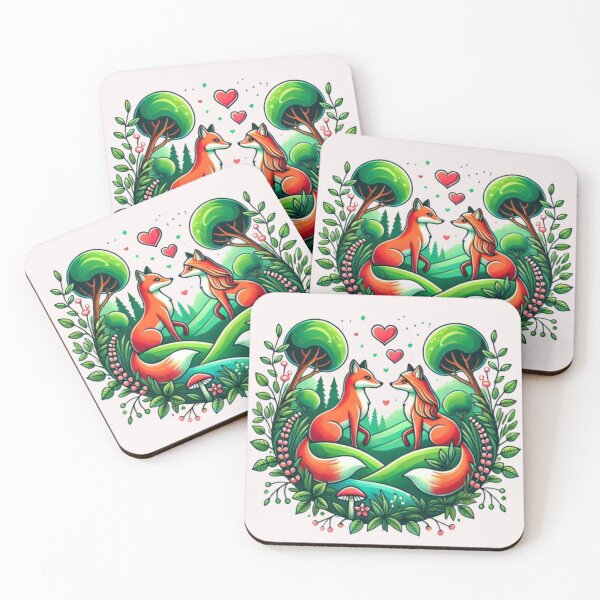 Item preview, Wildlife Fox Romance Moments designed and sold by WildVista.