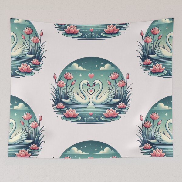 Item preview, Swan Majestic Romance Moments designed and sold by WildVista.