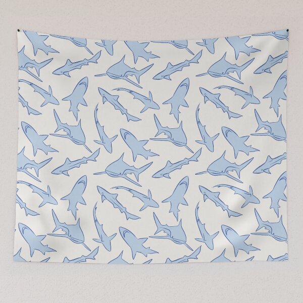Item preview, Sharks blue and cream designed and sold by SJAPhoto.