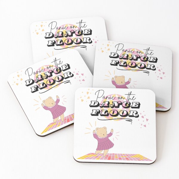 Item preview, Cute Teddy Bear Dancing Panic on the Dancefloor designed and sold by EmilyZaraTaylor.