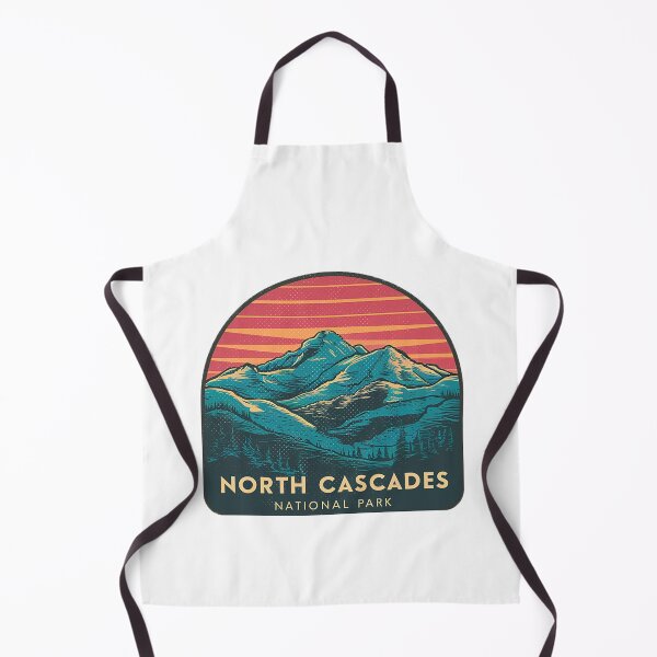 Aperçu de l'œuvre Parc national rétro des North Cascades créée et vendue par wildTrack---.