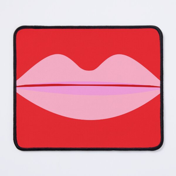 Item preview, Bold Pink Lip Against A Red Background designed and sold by Jessie Williams.