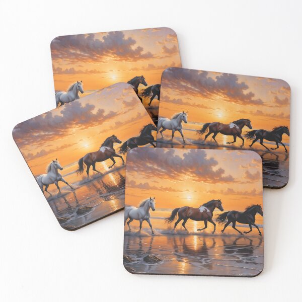 Artikelvorschau, Horses on the beach entworfen und verkauft von PandorasWelt.