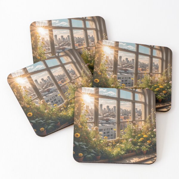 Item preview, Urban Blossom Window View designed and sold by Slick-Waffles.