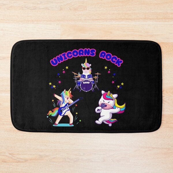 Item preview, Unicorns Rock Cool Band Lead Singer Guitarist & Drummer designed and sold by Artography Designs.