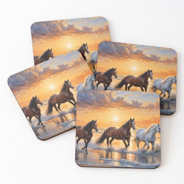 Artikelvorschau, Horses on the beach entworfen und verkauft von PandorasWelt.