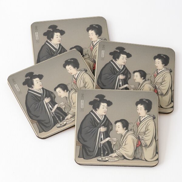Item preview, Japanese Woodbook Geishas designed and sold by Asiantrendzz.
