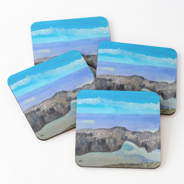 Artikelvorschau, Wellen von Punta Grande auf Vulkangestein. Acryl auf Leinwand. entworfen und verkauft von MrsNelsonpaints.