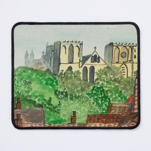 Item preview, Ripon Cathedral over the rooftops.  Watercolour  designed and sold by MrsNelsonpaints.