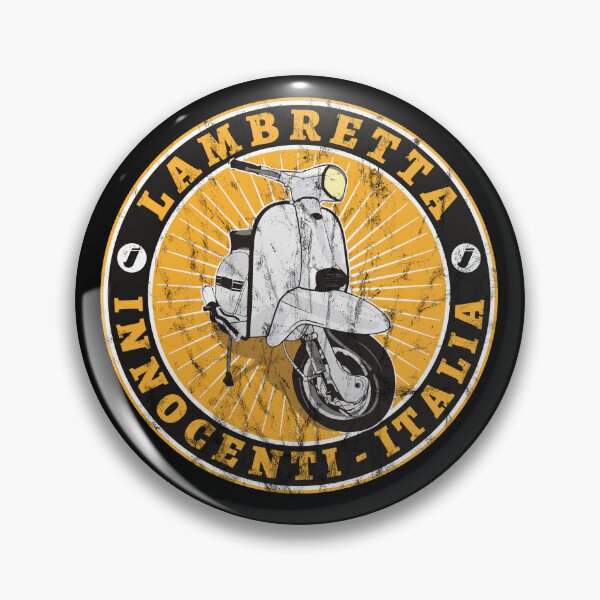 Item preview, Lambretta - Innocenti Italian Badge in distressed style designed and sold by peterpaz.