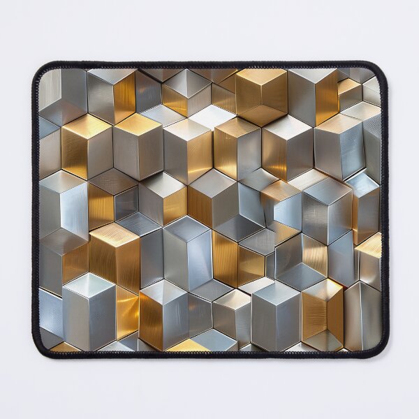 Item preview, Abstract Metallic Cubes designed and sold by Creet-Design.