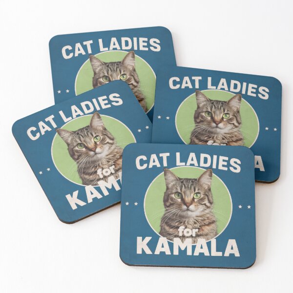 Item preview, Cat Ladies For Kamala designed and sold by Angry Swan Designs.