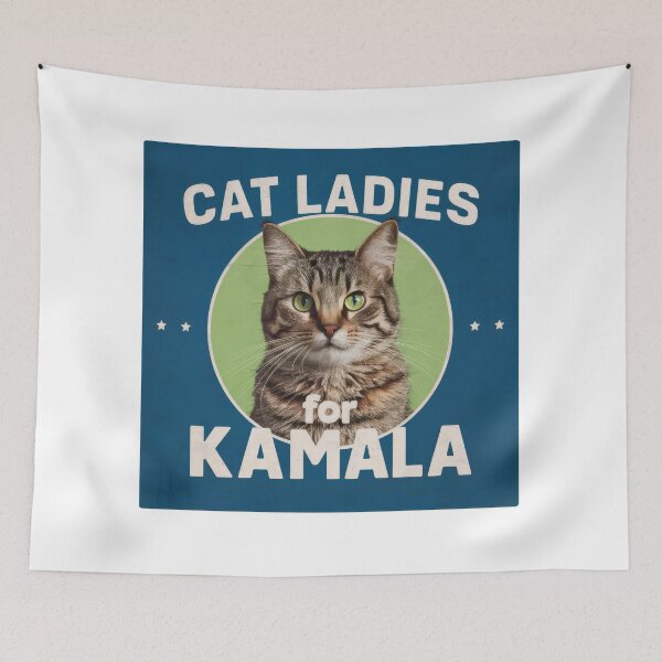 Item preview, Cat Ladies For Kamala designed and sold by Angry Swan Designs.