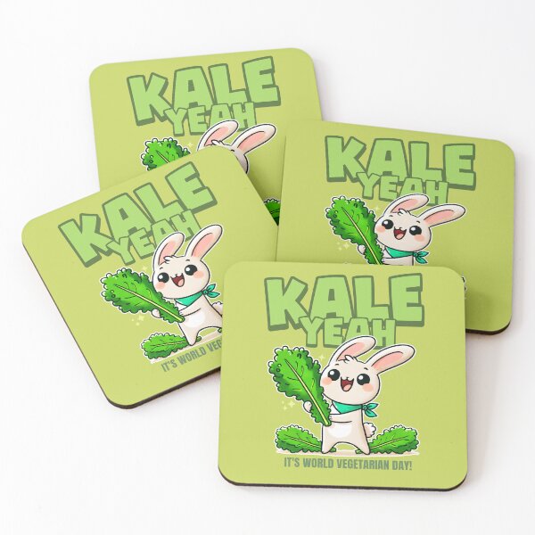 Item preview, Kale yeah, it's World Vegetarian Day! designed and sold by celcino-studio.
