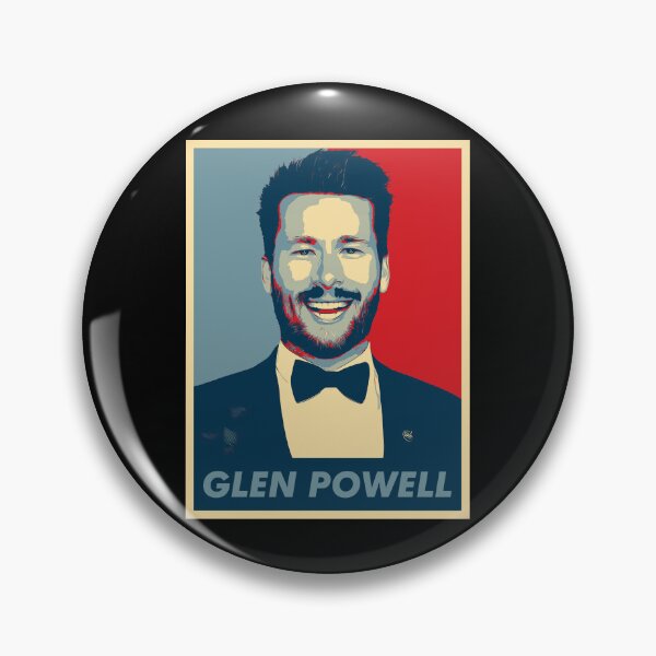 Item preview, Smiling Glen Powell designed and sold by vanzone-studio.