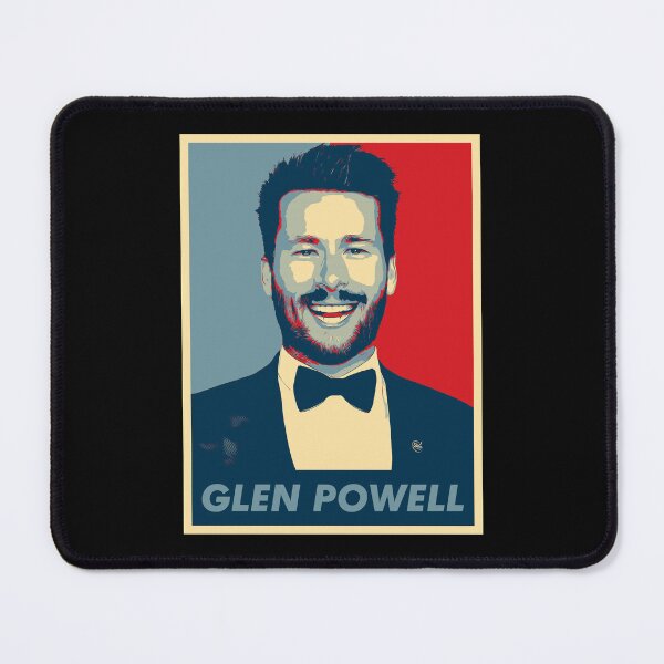 Item preview, Smiling Glen Powell designed and sold by vanzone-studio.