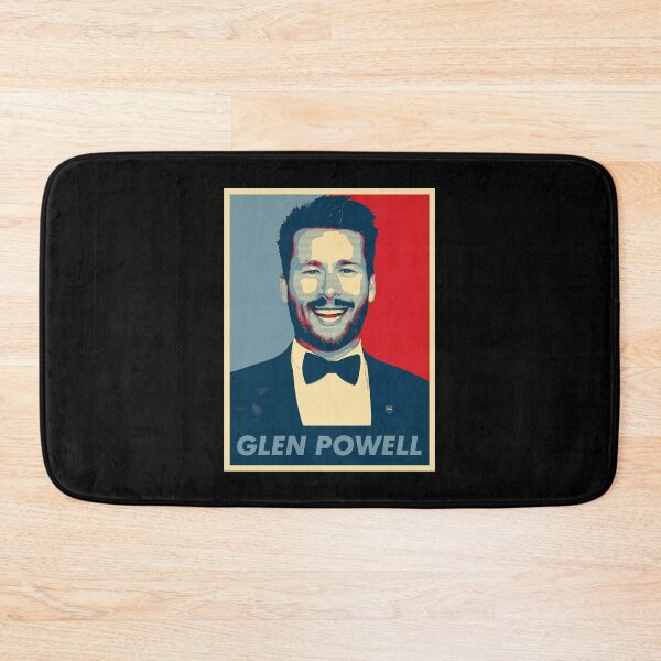 Item preview, Smiling Glen Powell designed and sold by vanzone-studio.
