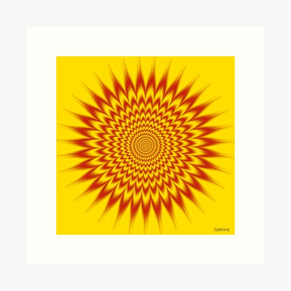 HYPNOTIC VIBES Art Print